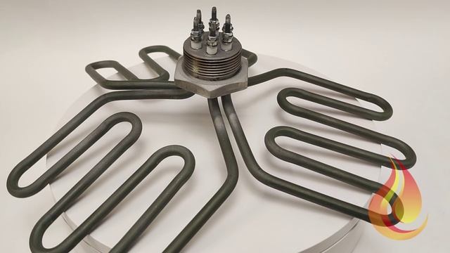 ТЭНБ 3х2000-230/400  фланец G2&amp;amp;quot;, шпильки М4