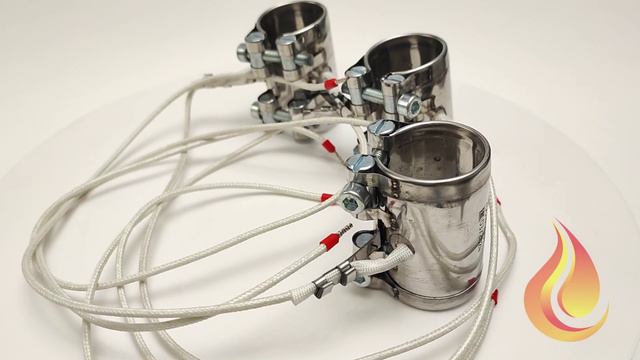Хомутовый, миканитовый для экструдера ХН 33х60 - 200 ватт напряжение 230 вольт